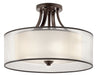 Kichler 42387MIZ Lacey Four Light Semi Flush Mount, Mission Bronze Main Image.jpg