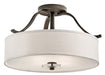 Kichler 42486OZ Leighton Four Light Semi Flush Mount, Olde Bronze Main Image.jpg