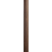 Kichler 9595BST Outdoor Fluted Post, Brown Stone