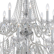 Crystorama 1139-CH-CL-MWP Traditional Crystal 16 Light Chandelier Polished Chrome Alternate Image 2.jpg