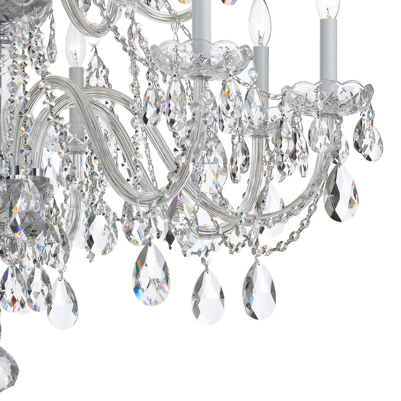 Crystorama 1139-CH-CL-SAQ Traditional Crystal 16 Light Chandelier Polished Chrome Alternate Image.jpg