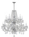 Crystorama 1139-CH-CL-SAQ Traditional Crystal 16 Light Chandelier Polished Chrome Main Image.jpg