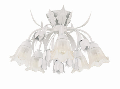 Crystorama 4810-WW Southport Five Light Semi Flush Mount Wet White Alternate Image.jpg