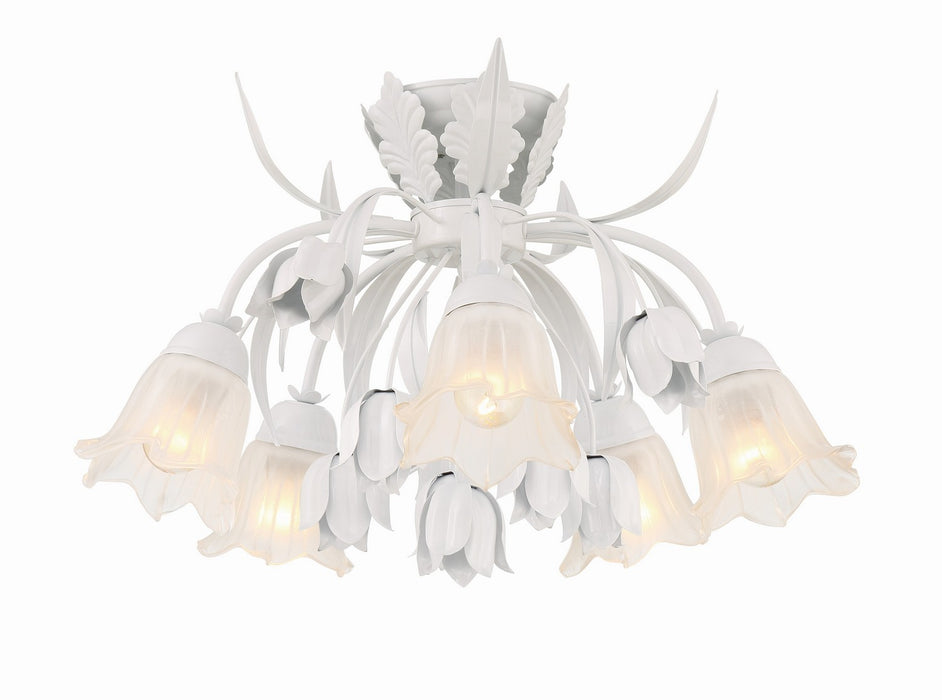 Crystorama 4810-WW Southport Five Light Semi Flush Mount Wet White Main Image.jpg