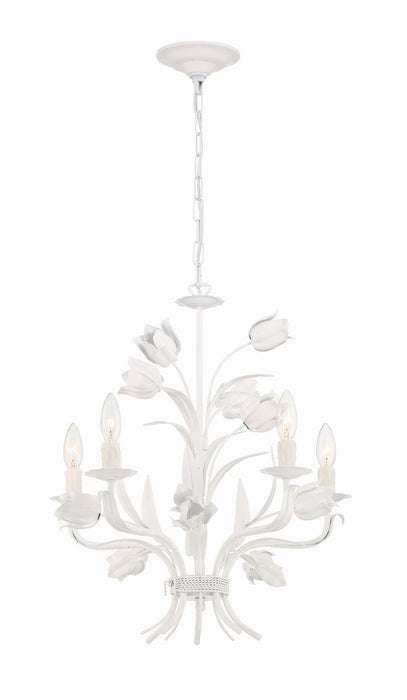 Crystorama 4815-WW Southport Five Light Chandelier Wet White Main Image.jpg
