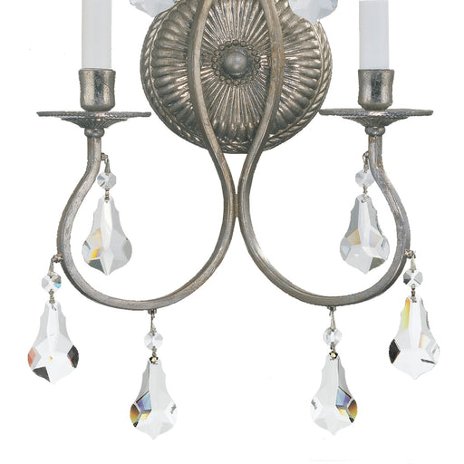 Crystorama 5012-OS-CL-MWP Ashton Two Light Wall Sconce Olde Silver Alternate Image.jpg