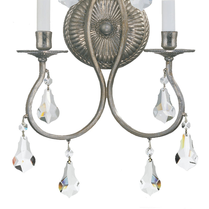 Crystorama 5012-OS-CL-MWP Ashton Two Light Wall Sconce Olde Silver Alternate Image.jpg