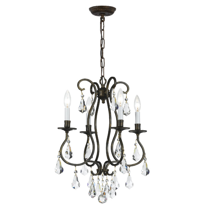 Crystorama 5014-EB-CL-MWP Ashton Four Light Mini Chandelier English Bronze Alternate Image.jpg