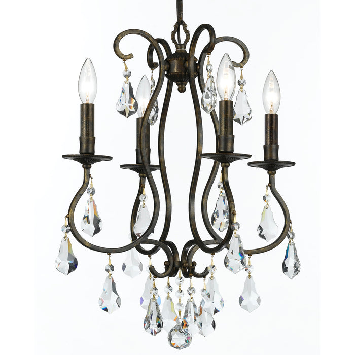 Crystorama 5014-EB-CL-MWP Ashton Four Light Mini Chandelier English Bronze Main Image.jpg