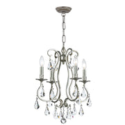 Crystorama 5014-OS-CL-MWP Ashton Four Light Mini Chandelier Olde Silver Alternate Image.jpg