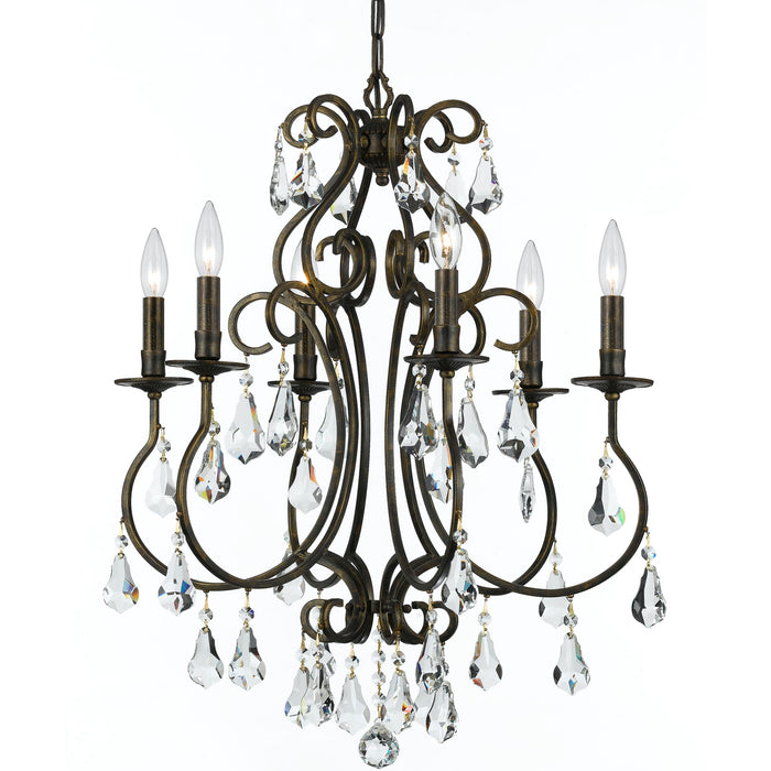Crystorama 5016-EB-CL-MWP Ashton Six Light Chandelier English Bronze Main Image.jpg