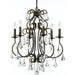 Crystorama 5016-EB-CL-MWP Ashton Six Light Chandelier English Bronze Main Image.jpg