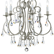 Crystorama 5016-OS-CL-MWP Ashton Six Light Chandelier Olde Silver Alternate Image 2.jpg