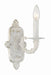 Crystorama 5111-AW Paris Market One Light Wall Sconce Antique White Main Image.jpg