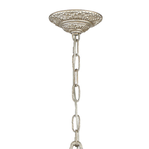 Crystorama 5115-OS-CL-MWP Regis Six Light Chandelier Olde Silver Alternate Image.jpg