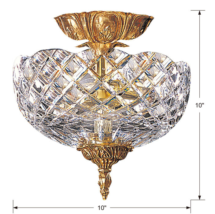 Crystorama 66-CT-OB Ceiling Mount Two Light Semi Flush Mount Olde Brass Alternate Image.jpg