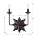 Crystorama 9232-EB Astro Two Light Wall Sconce English Bronze Alternate Image 2.jpg