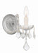 Crystorama 4471-CH-CL-MWP Maria Theresa One Light Wall Sconce Polished Chrome Main Image.jpg