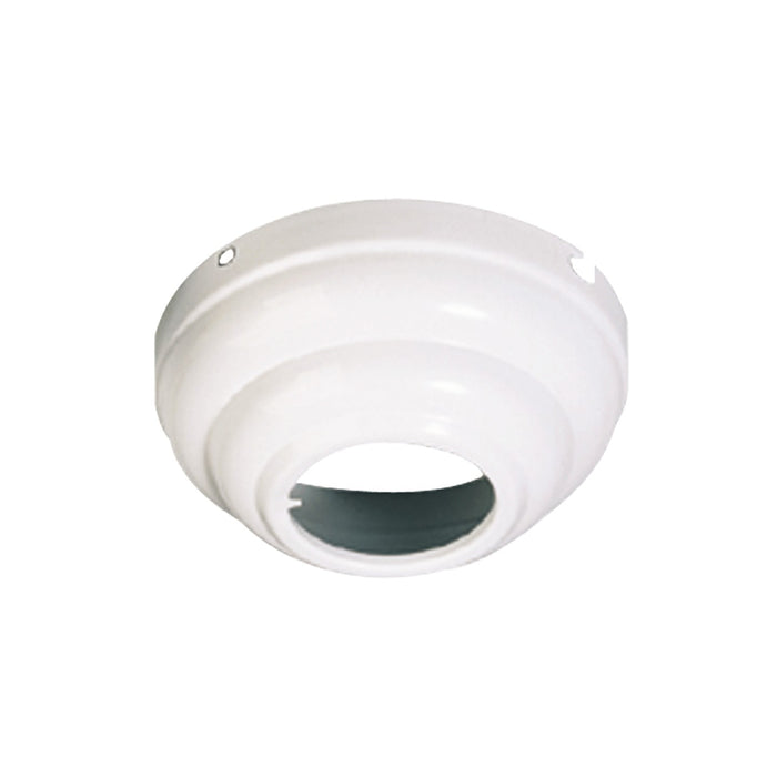 Visual Comfort Fan MC95WH Universal Canopy Kit Slope Ceiling Adapter, White Main Image.jpg