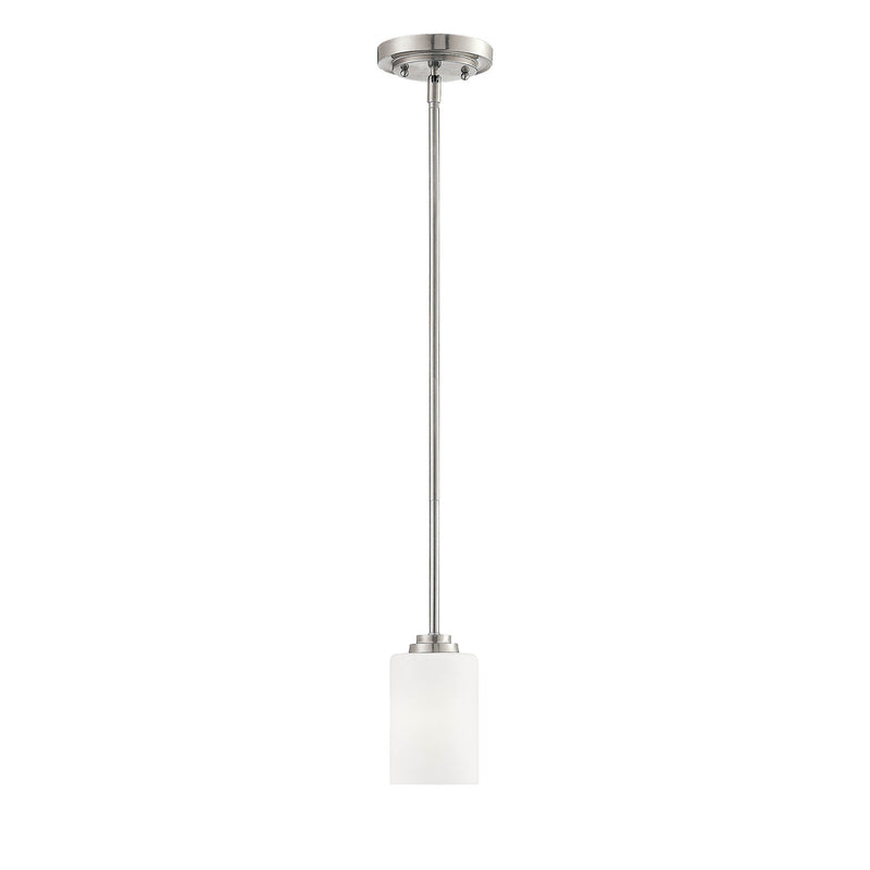Millennium 7251-SN Bristo One Light Pendant, Satin Nickel Main Image.jpg