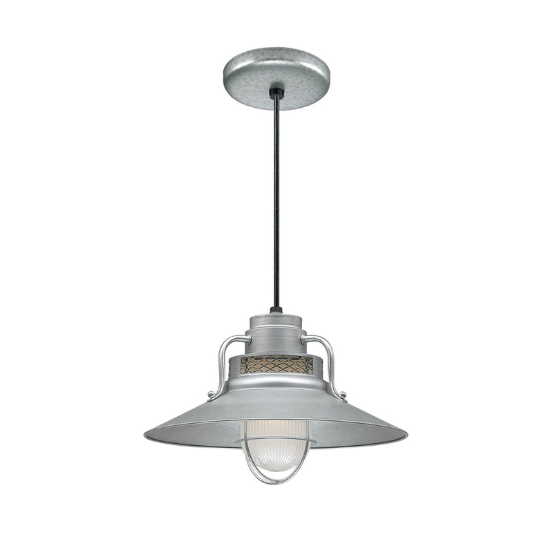 Millennium RRRC14-GA R Series One Light Pendant, Galvanized Main Image.jpg