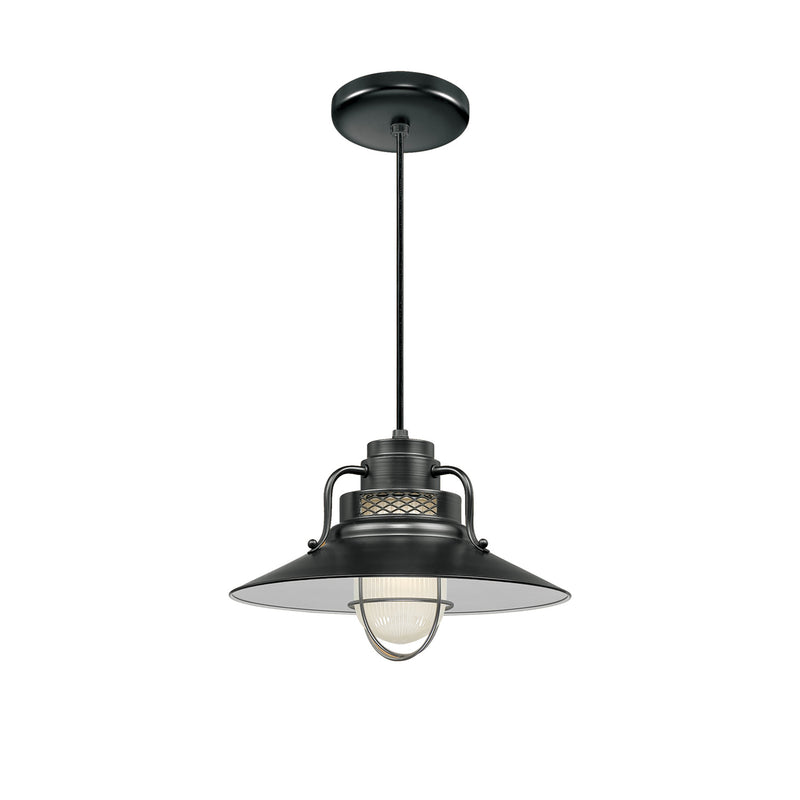 Millennium RRRC14-SB R Series One Light Pendant, Satin Black Main Image.jpg