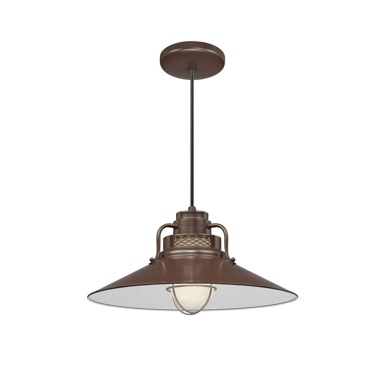 Millennium RRRC18-ABR R Series One Light Pendant, Architectural Bronze Main Image.jpg