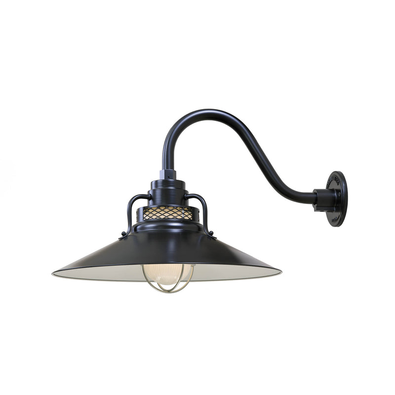 Millennium RRRS18-SB R Series One Light Pendant, Satin Black Main Image.jpg