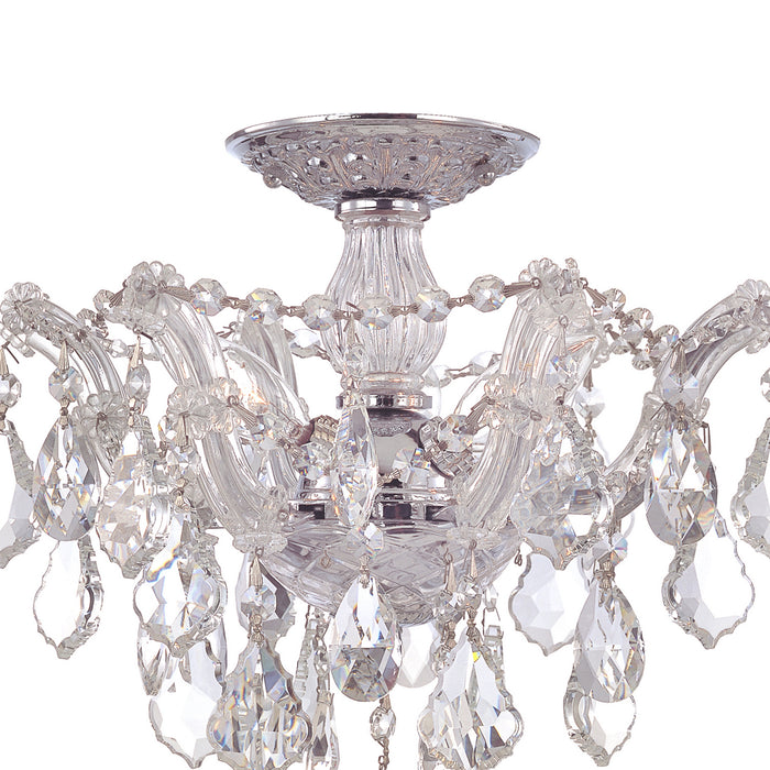 Crystorama 4430-CH-CL-MWP Maria Theresa Three Light Semi Flush Mount Polished Chrome Alternate Image 2.jpg