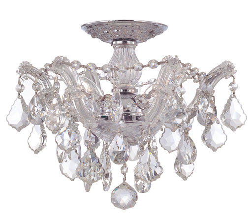 Crystorama 4430-CH-CL-MWP Maria Theresa Three Light Semi Flush Mount Polished Chrome Main Image.jpg