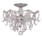 Crystorama 4430-CH-CL-S Maria Theresa Three Light Semi Flush Mount Polished Chrome Main Image.jpg