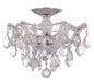 Crystorama 4430-CH-CL-SAQ Maria Theresa Three Light Semi Flush Mount Polished Chrome Main Image.jpg