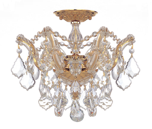 Crystorama 4430-GD-CL-S Maria Theresa Three Light Semi Flush Mount Gold Main Image.jpg