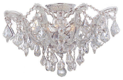 Crystorama 4437-CH-CL-MWP Maria Theresa Five Light Semi Flush Mount Polished Chrome Main Image.jpg