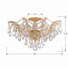 Crystorama 4437-GD-CL-S Maria Theresa Five Light Semi Flush Mount Gold Alternate Image.jpg