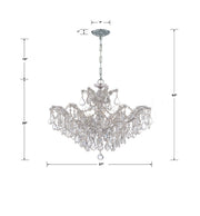 Crystorama 4439-CH-CL-MWP Maria Theresa Six Light Chandelier Polished Chrome Alternate Image 4.jpg