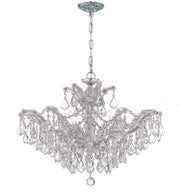 Crystorama 4439-CH-CL-MWP Maria Theresa Six Light Chandelier Polished Chrome Main Image.jpg
