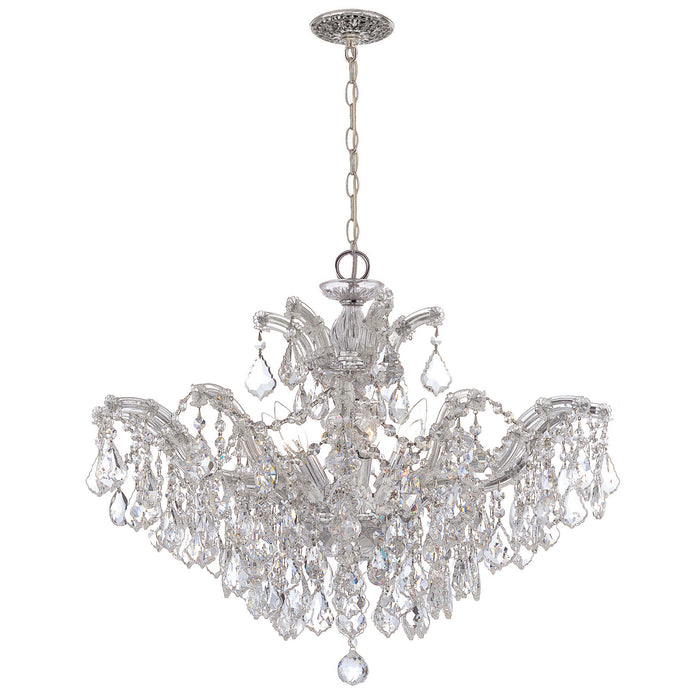 Crystorama 4439-CH-CL-S Maria Theresa Six Light Chandelier Polished Chrome Alternate Image.jpg