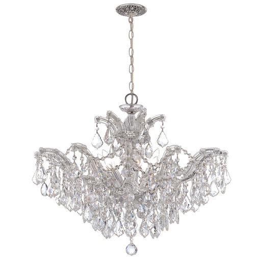 Crystorama 4439-CH-CL-SAQ Maria Theresa Six Light Chandelier Polished Chrome Alternate Image.jpg