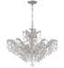 Crystorama 4439-CH-CL-SAQ Maria Theresa Six Light Chandelier Polished Chrome Main Image.jpg
