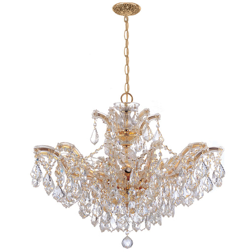 Crystorama 4439-GD-CL-S Maria Theresa Six Light Chandelier Gold Alternate Image.jpg