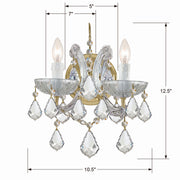 Crystorama 4472-GD-CL-MWP Maria Theresa Two Light Wall Sconce Gold Alternate Image.jpg