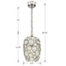 Crystorama 523-SA Palla One Light Mini Chandelier Antique Silver Alternate Image 2.jpg