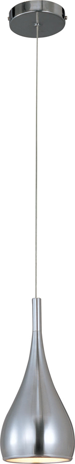 ET2 E24055-SN Teardrop One Light Pendant, Satin Nickel Main Image.jpg