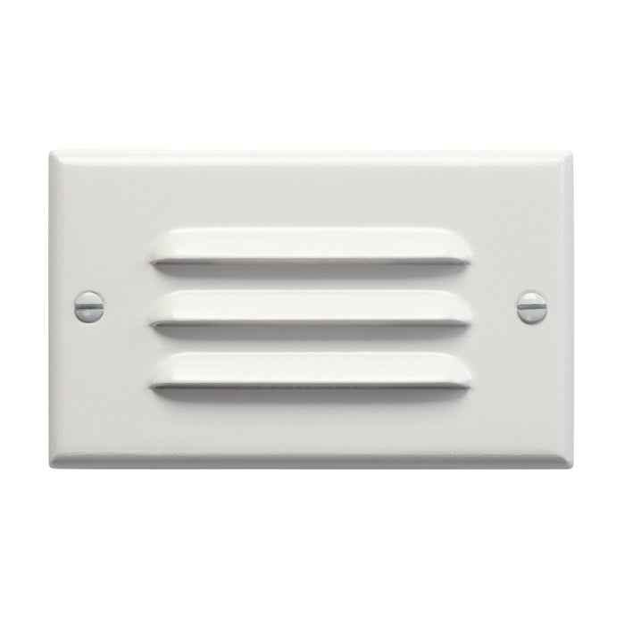 Kichler 12600WH Step And Hall 120V LED Step Light Horiz. Louver, White Main Image.jpg