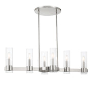 Minka-Lavery 3896-77 Vernon Place Six Light Island Pendant, Chrome Main Image.jpg