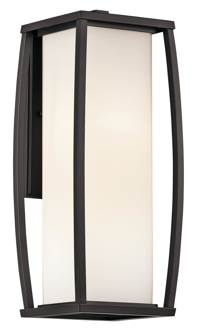 Kichler 49339AZ Two Light Outdoor Wall Mount, Architectural Bronze