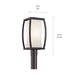 Kichler 49342AZ One Light Outdoor Post Mount, Architectural Bronze (2)