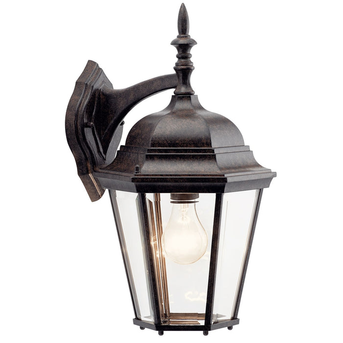 Kichler 9655TZ Madison One Light Outdoor Wall Mount, Tannery Bronze Main Image.jpg