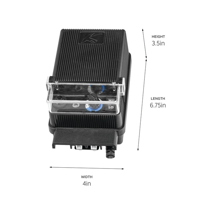 Kichler 15E60BK Transformer, Black Material (Not Painted) (3)
